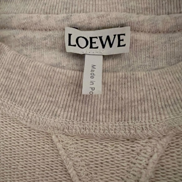 Authentic Loewe Embroidered Anagram Graphic Print Sweatshirt - Picture 2 of 5